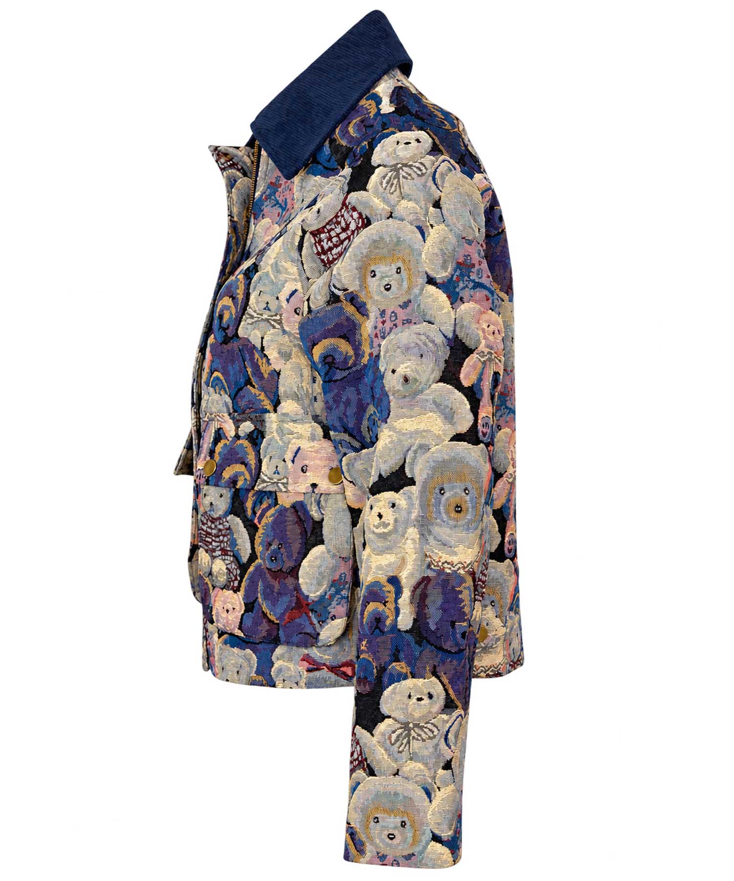 Leo & Ugo Jacquard-Jacke Thaïs mit Bärchen-Motiv | Modehaus Wörmann