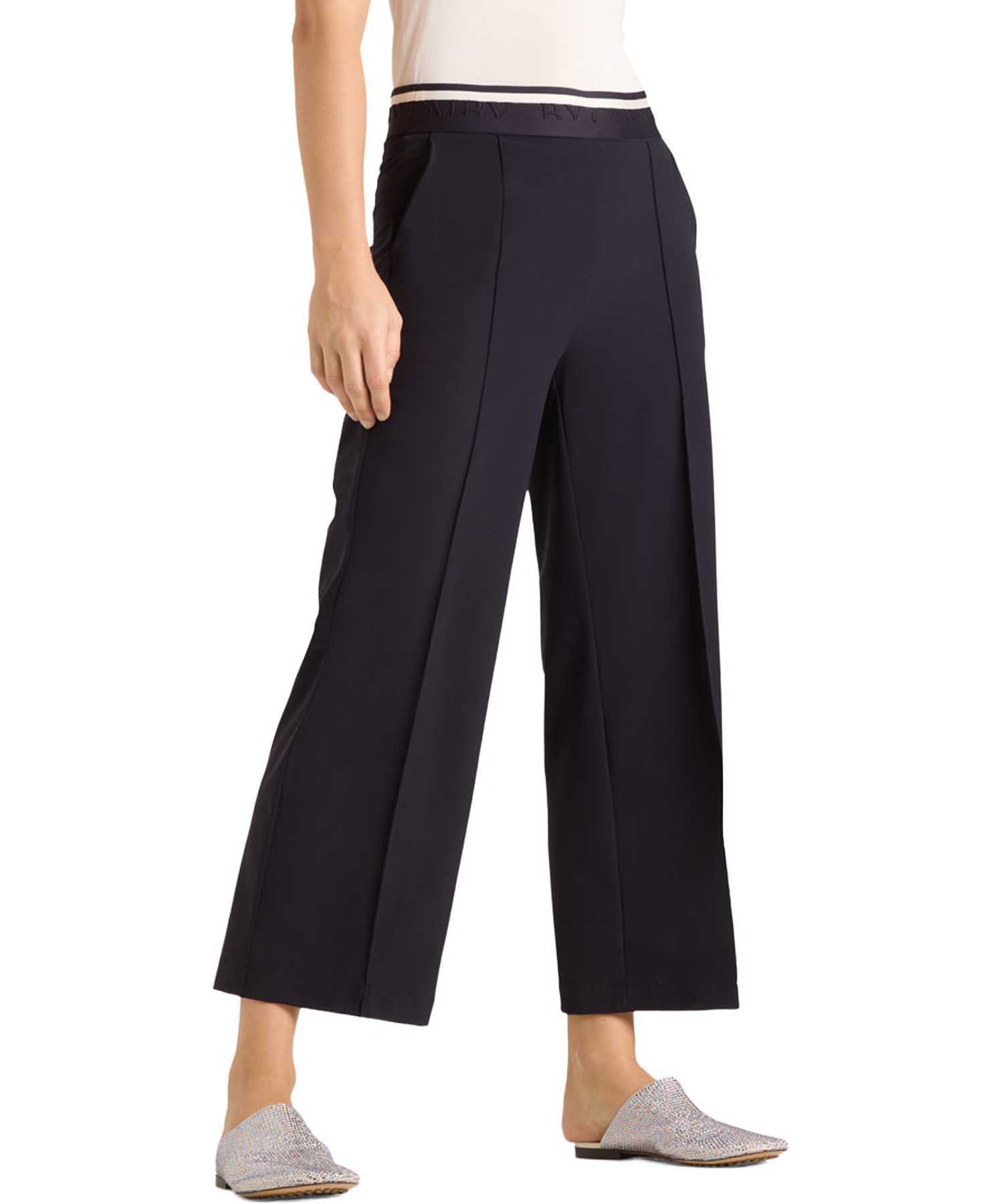 CAMBIO Hose Cameron in blue night - modisch leicht verkürzt