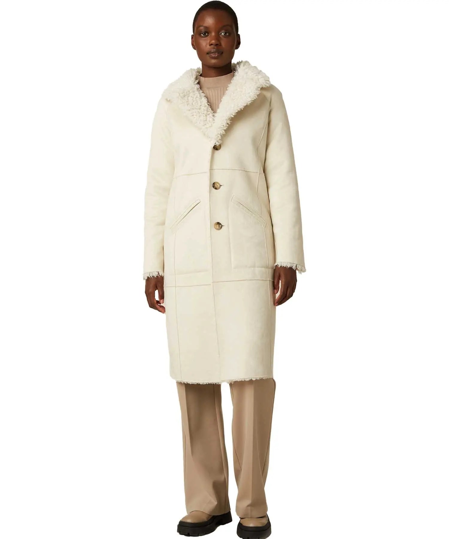 Beaumont Wendemantel aus Webpelz