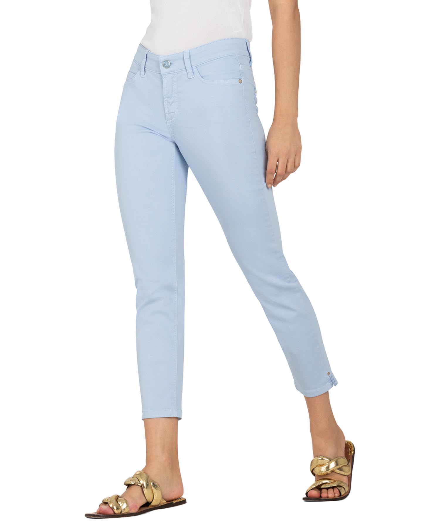 Cambio Jeans Piper short in Pastelltönen