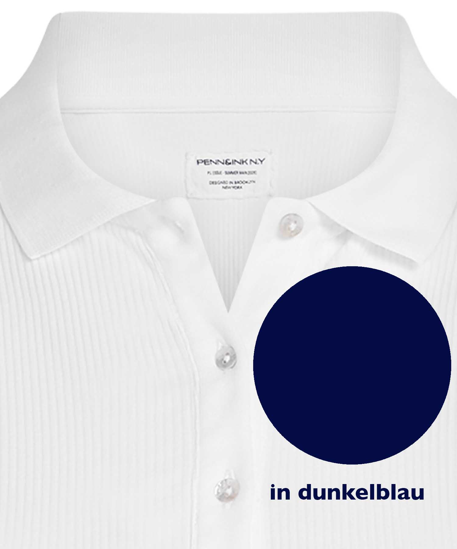 Penn & Ink Poloshirt in navy – Modernes Basic mit Komfort