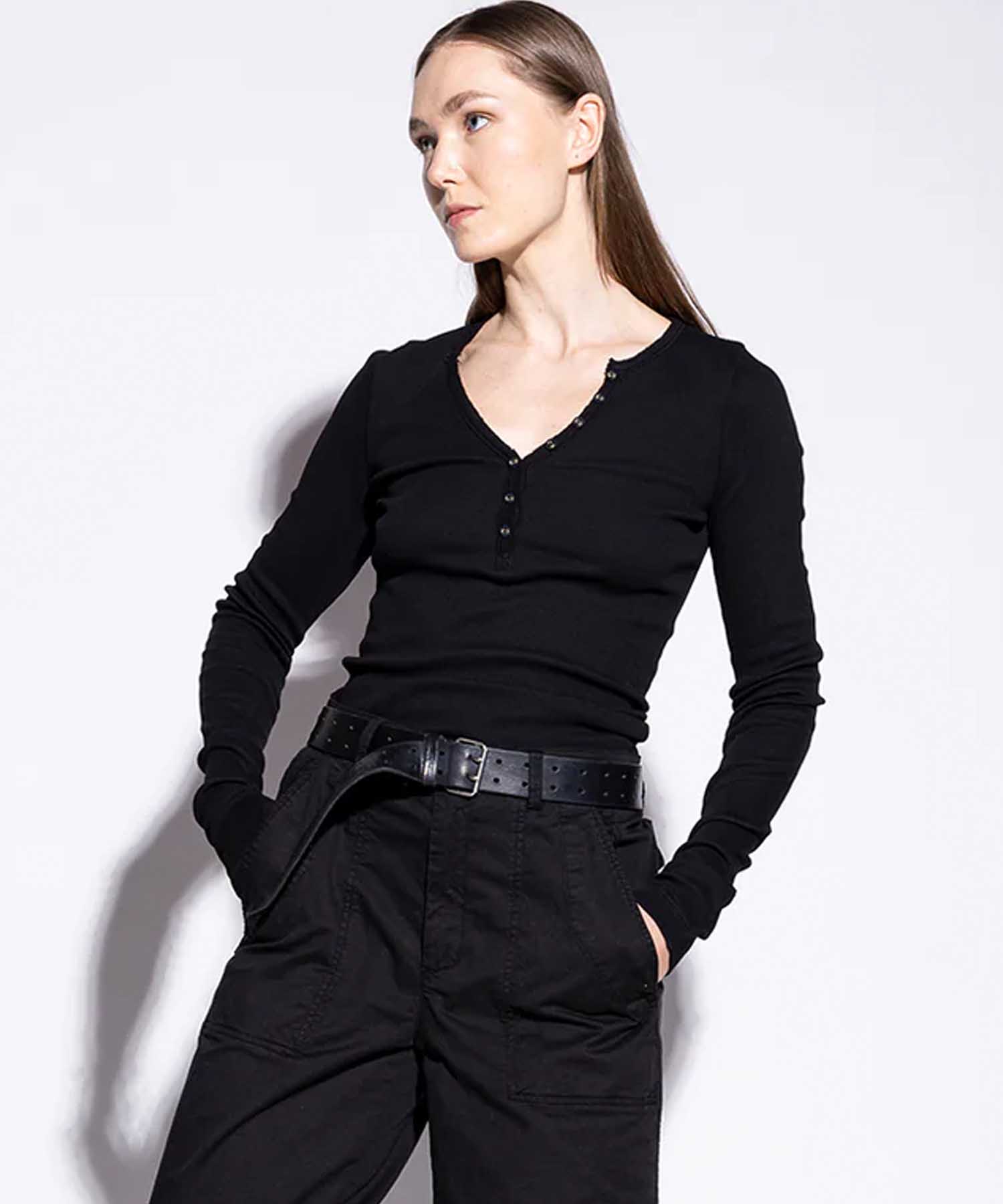 You Too Shirt Alison in schwarz
