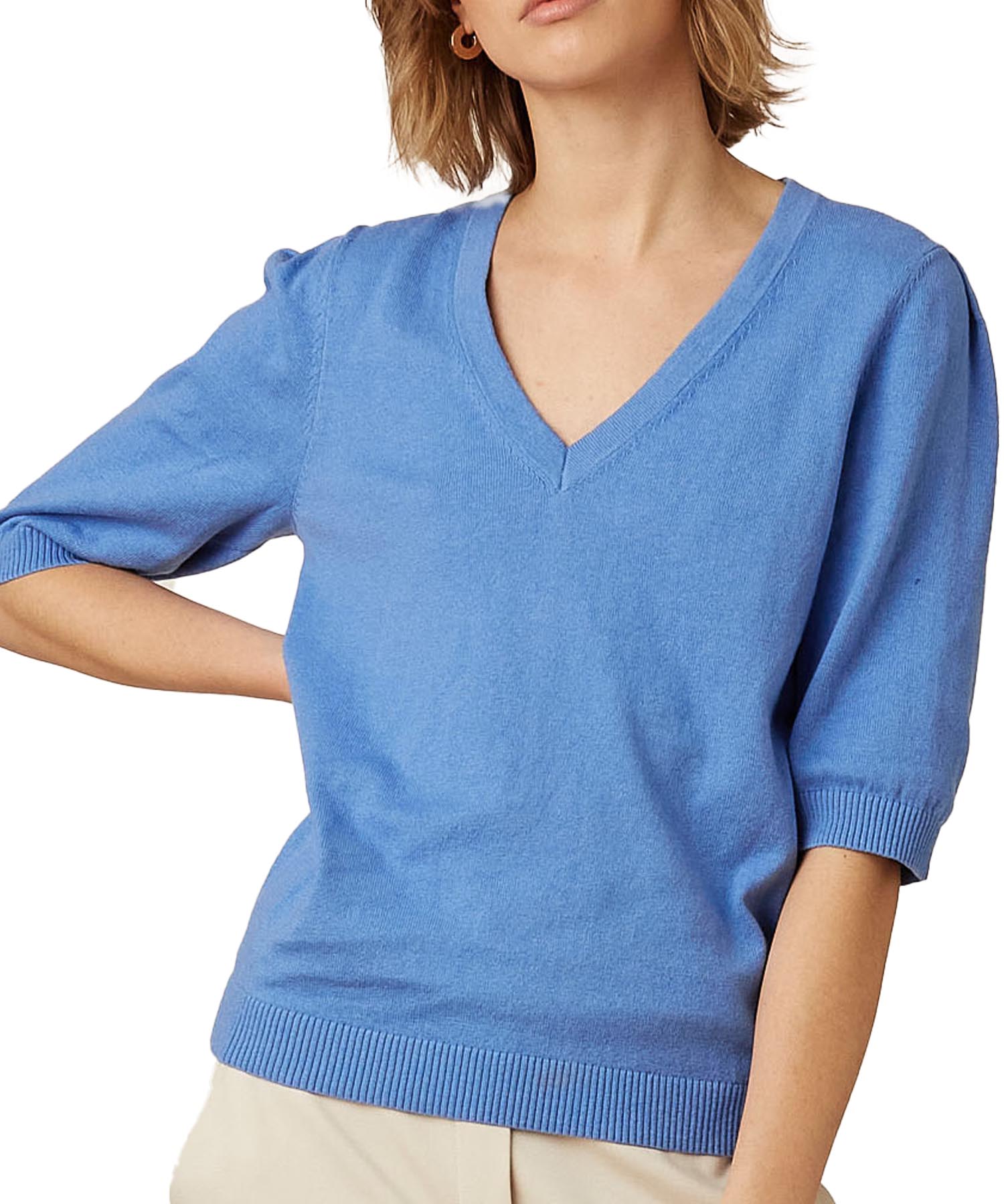 Beaumont Pullover aus Baumwolle-Cashmere