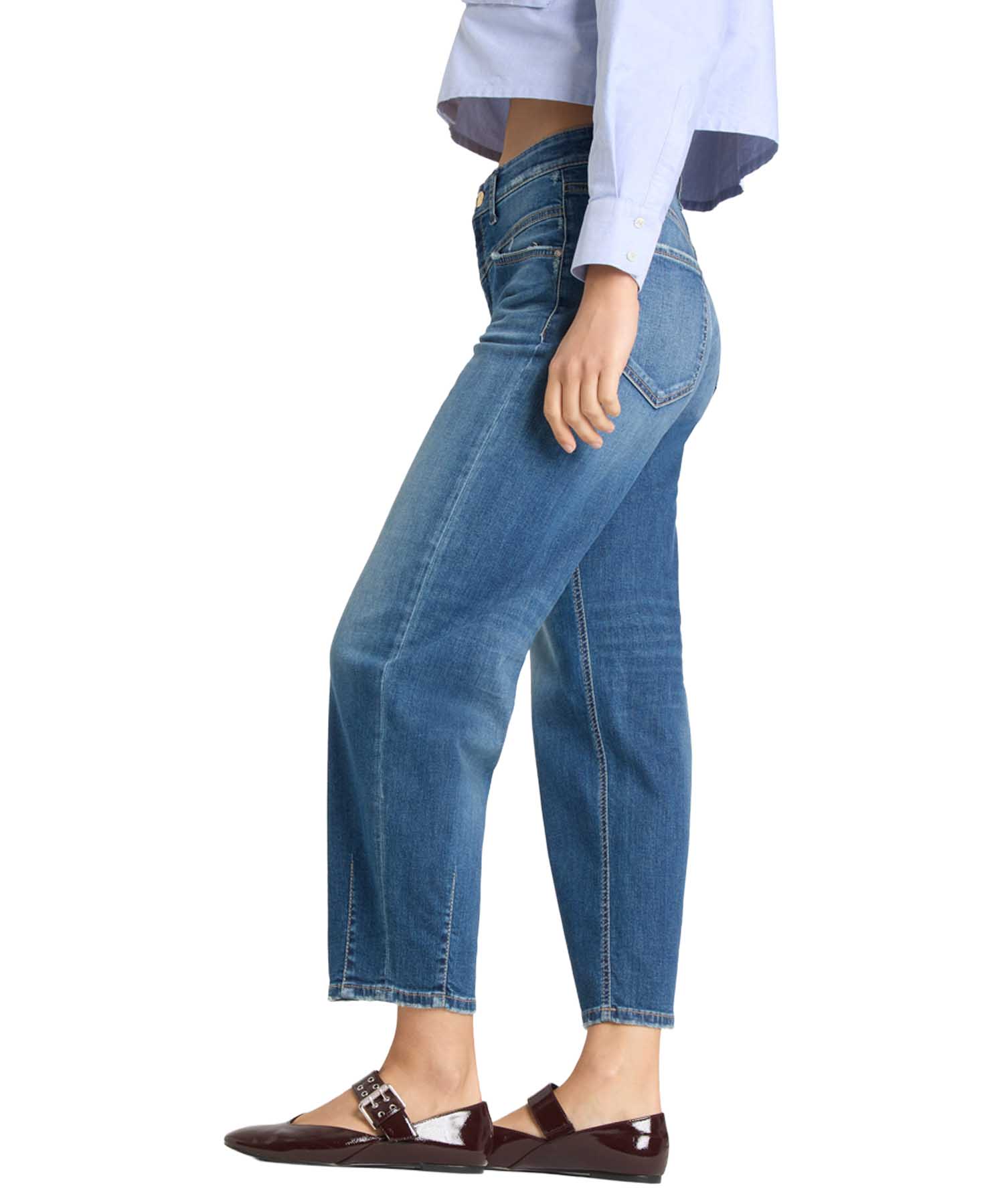 Cambio Jeans Elin im O-Shape | Moderne Damen-Jeans mit Trend-Silhouette