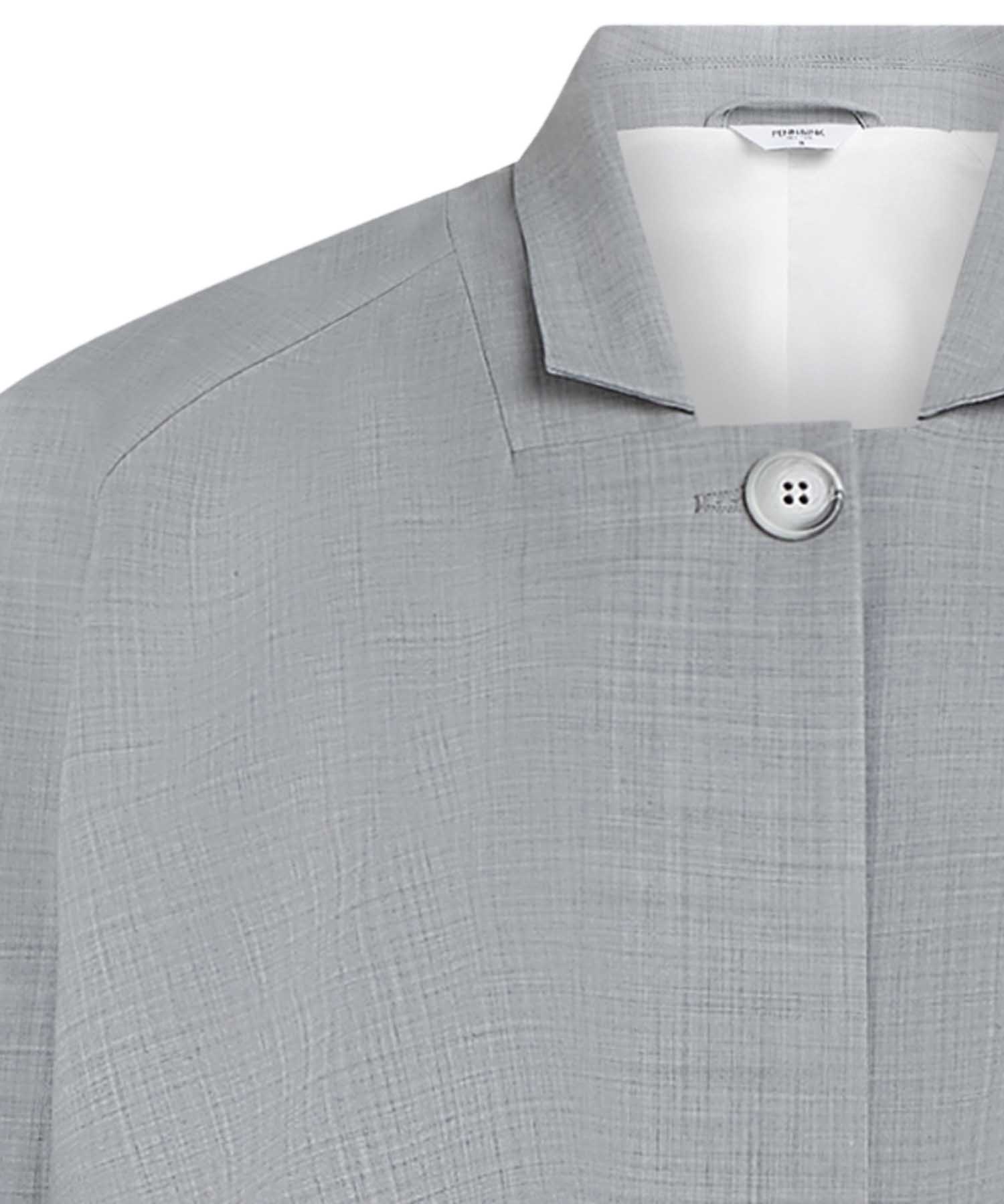 Penn & Ink Cropped Bomber Blazer – Moderner Look in Graumelange