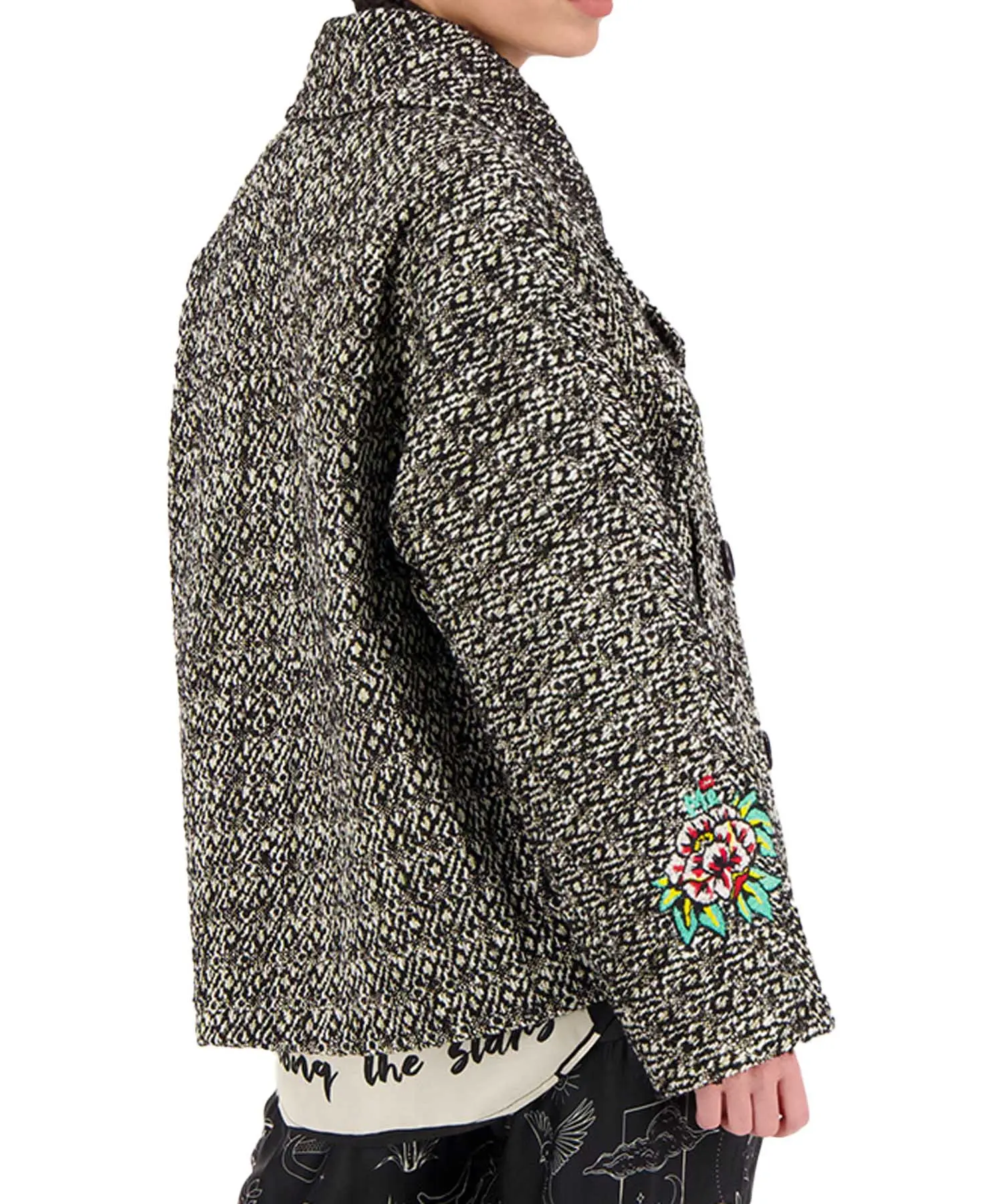 Me369 Jacke Amanda in schwarz-weiss