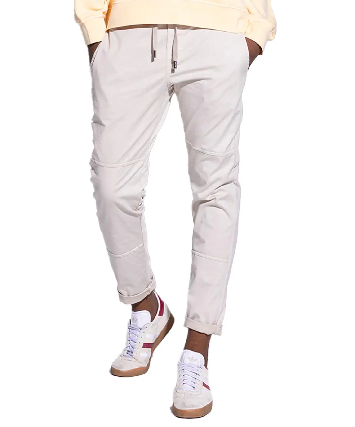 YOU TOO Hose im Materialmix - YOU TWO