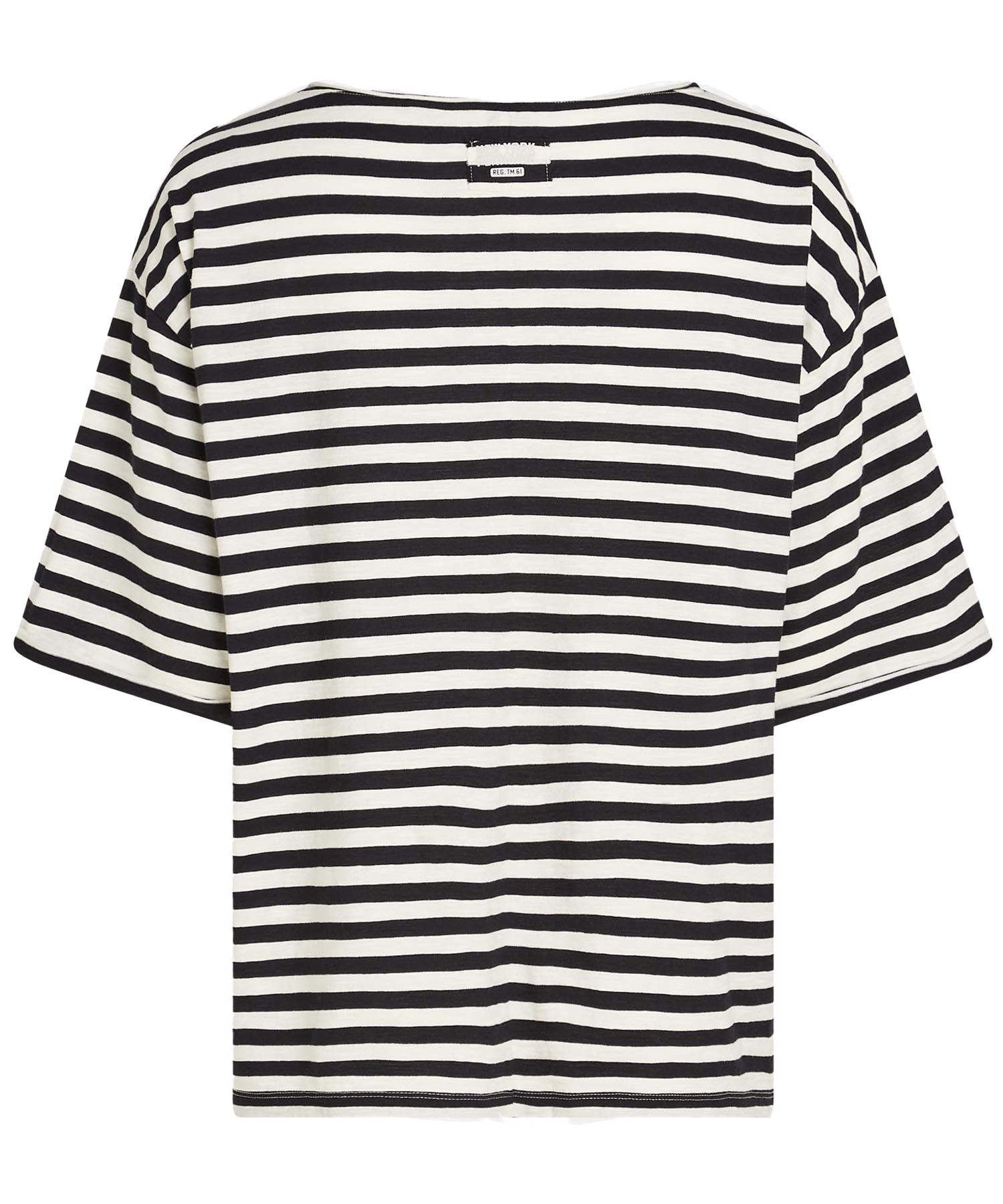 Penn and Ink Streifenshit in schwarz weiss