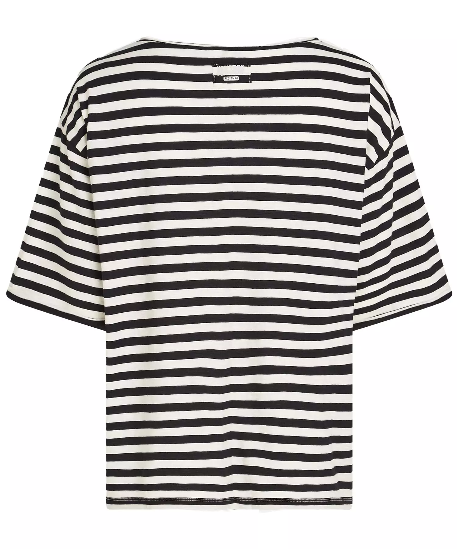 Penn and Ink Streifenshit in schwarz weiss