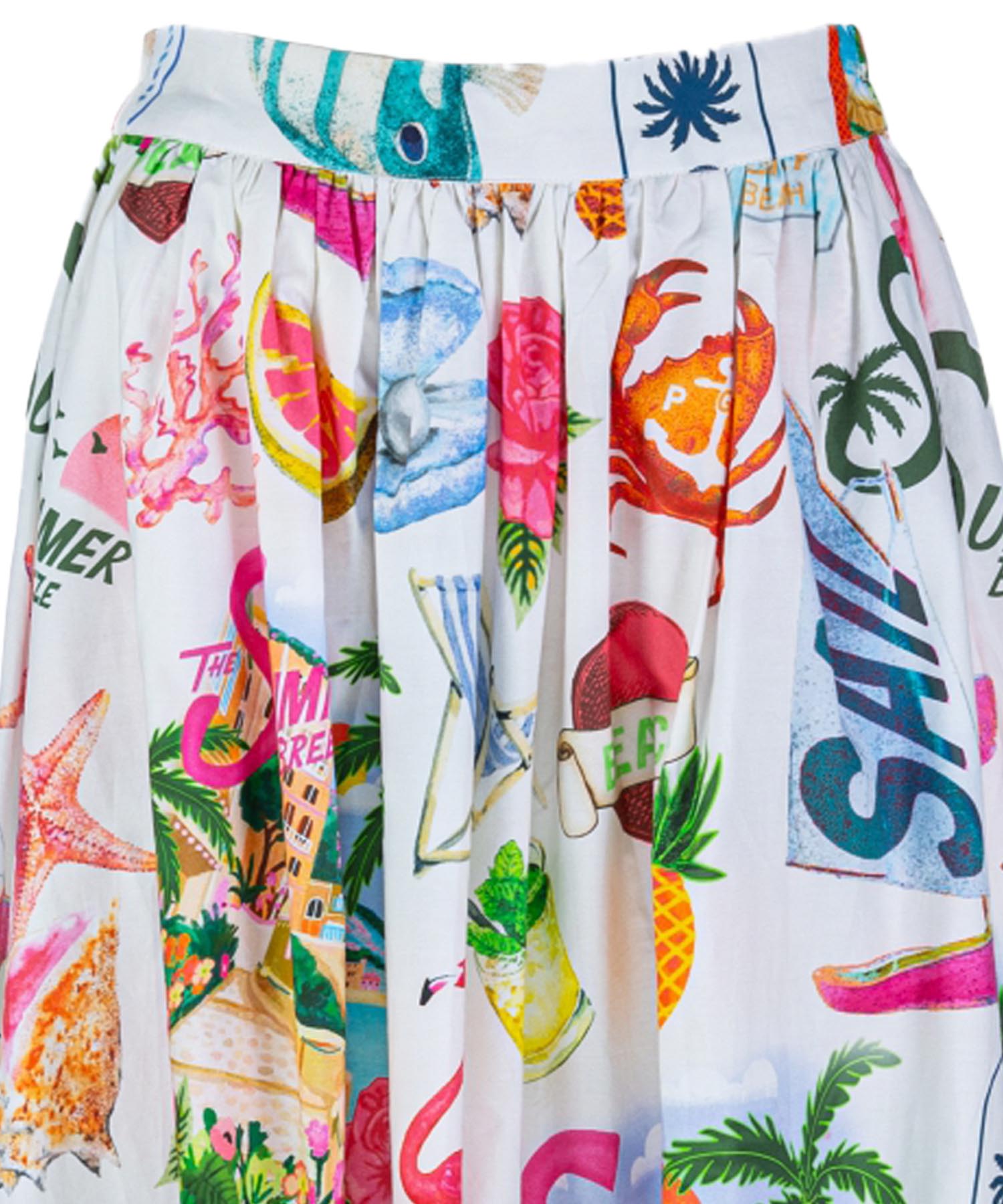 Princess goes Hollywood Rock in Midilänge im floralen Print