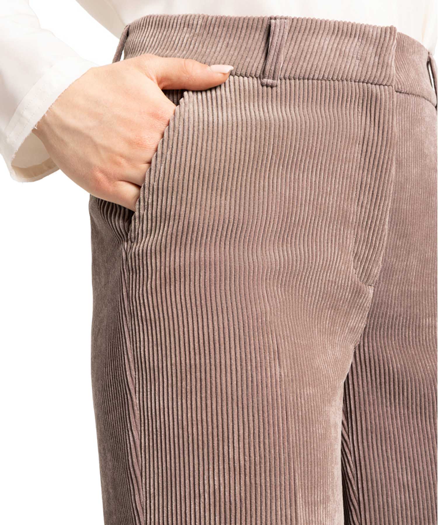 Cambio Amelie Cordhose – Damen Wide-Leg in Cord