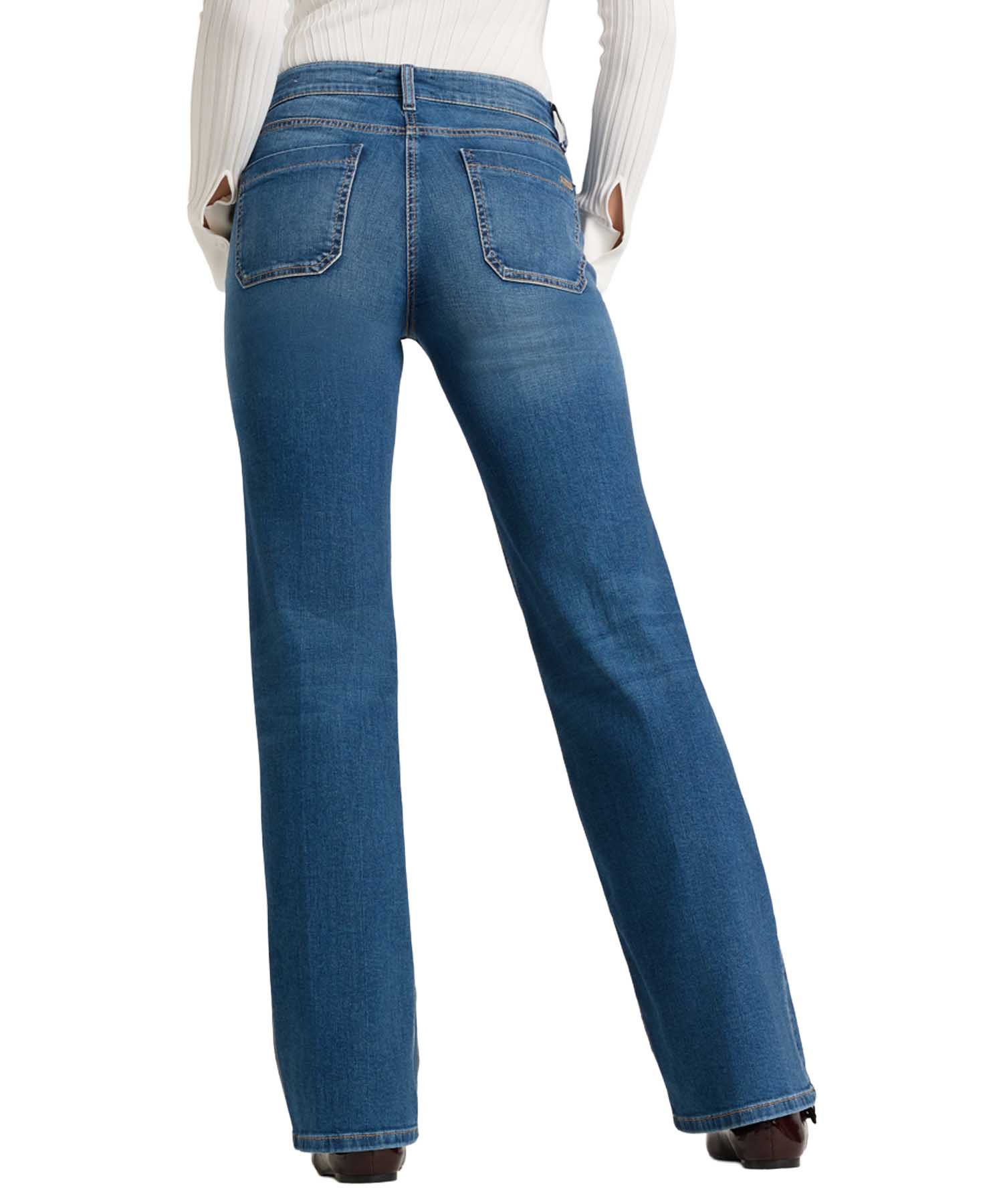 Cambio flared Jeans Amara in feminine contrast | Modehaus Wörmann