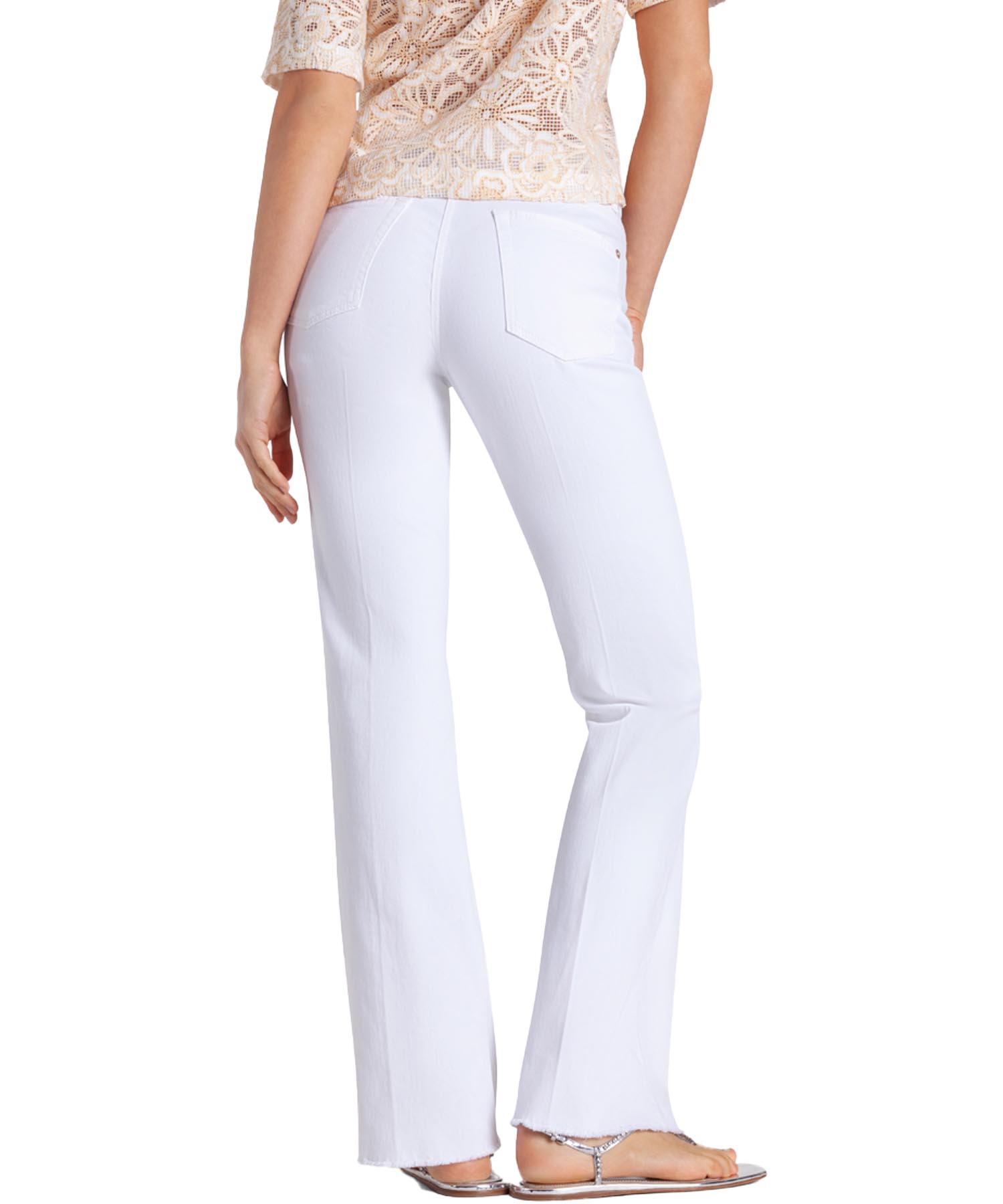 Cambio Jeans Paris | flared Jeans in weiss für stilvolle Looks