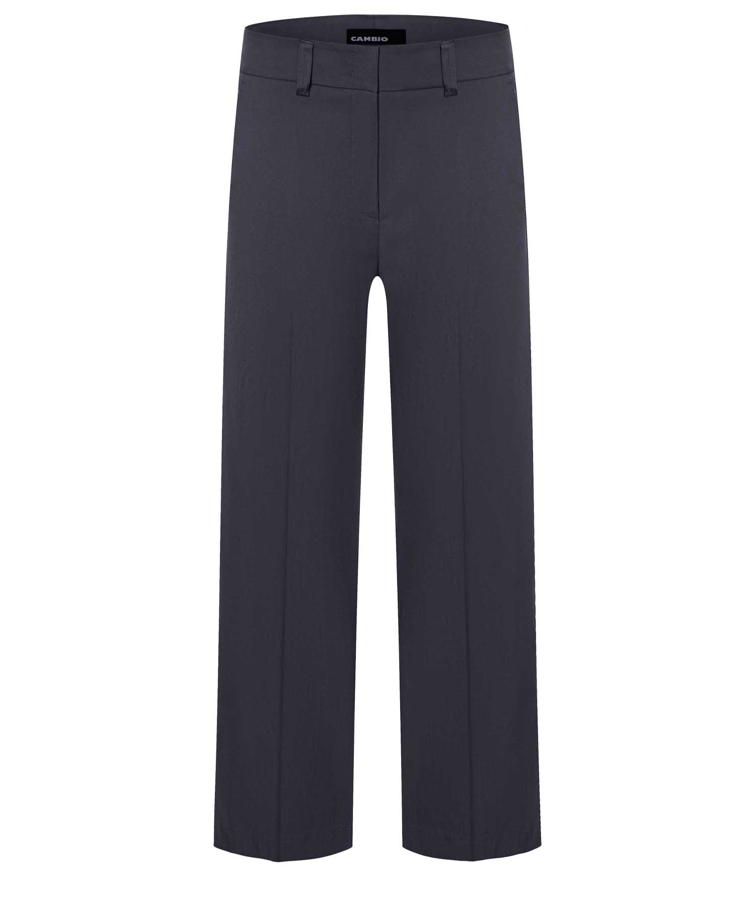 Cambio Hose California für Damen in Dunkelblau, Culotte mit Bügelfalte