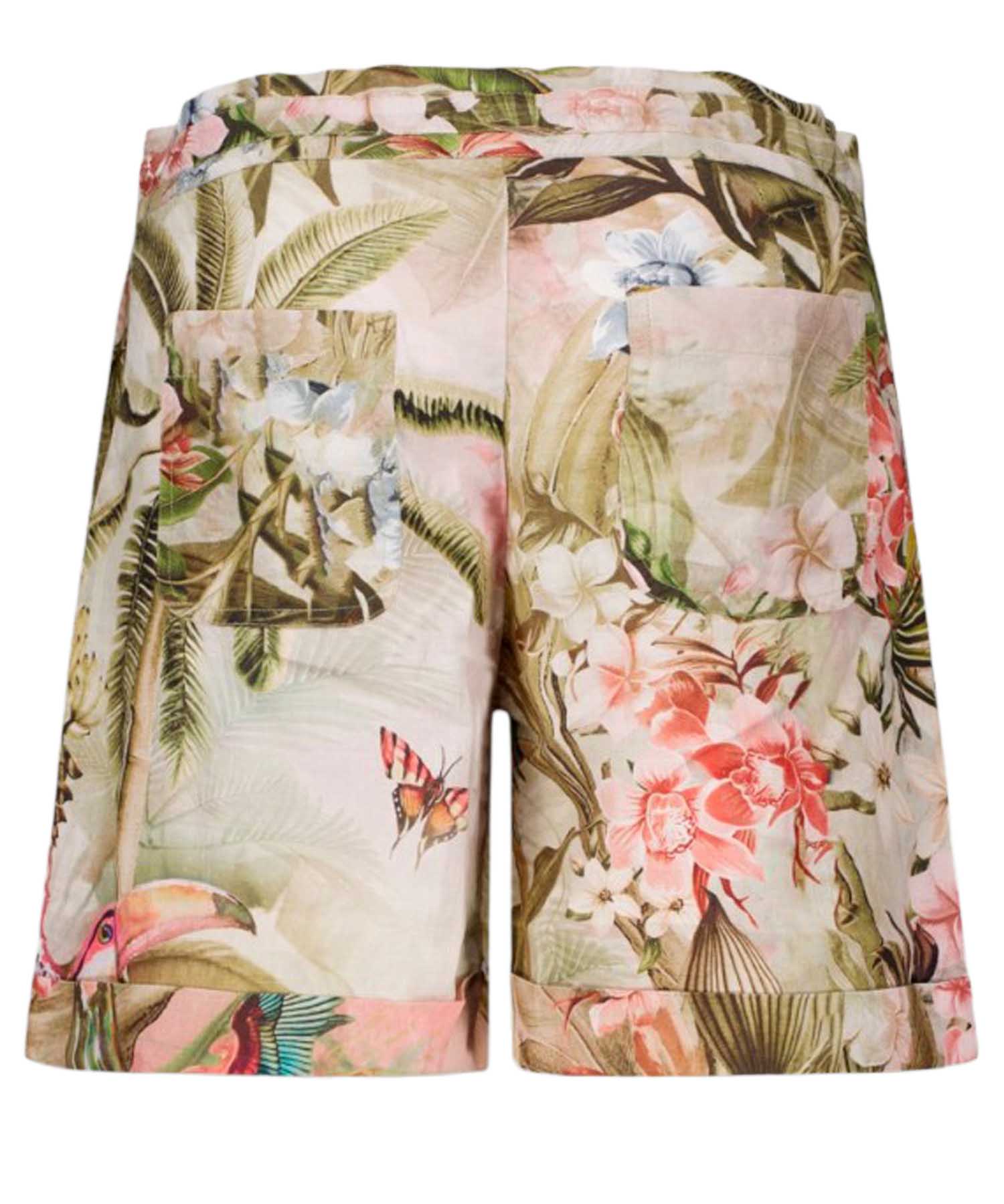 Princess goes Hollywood Leinenshorts | Jungle-Leo-Print Damen Shorts