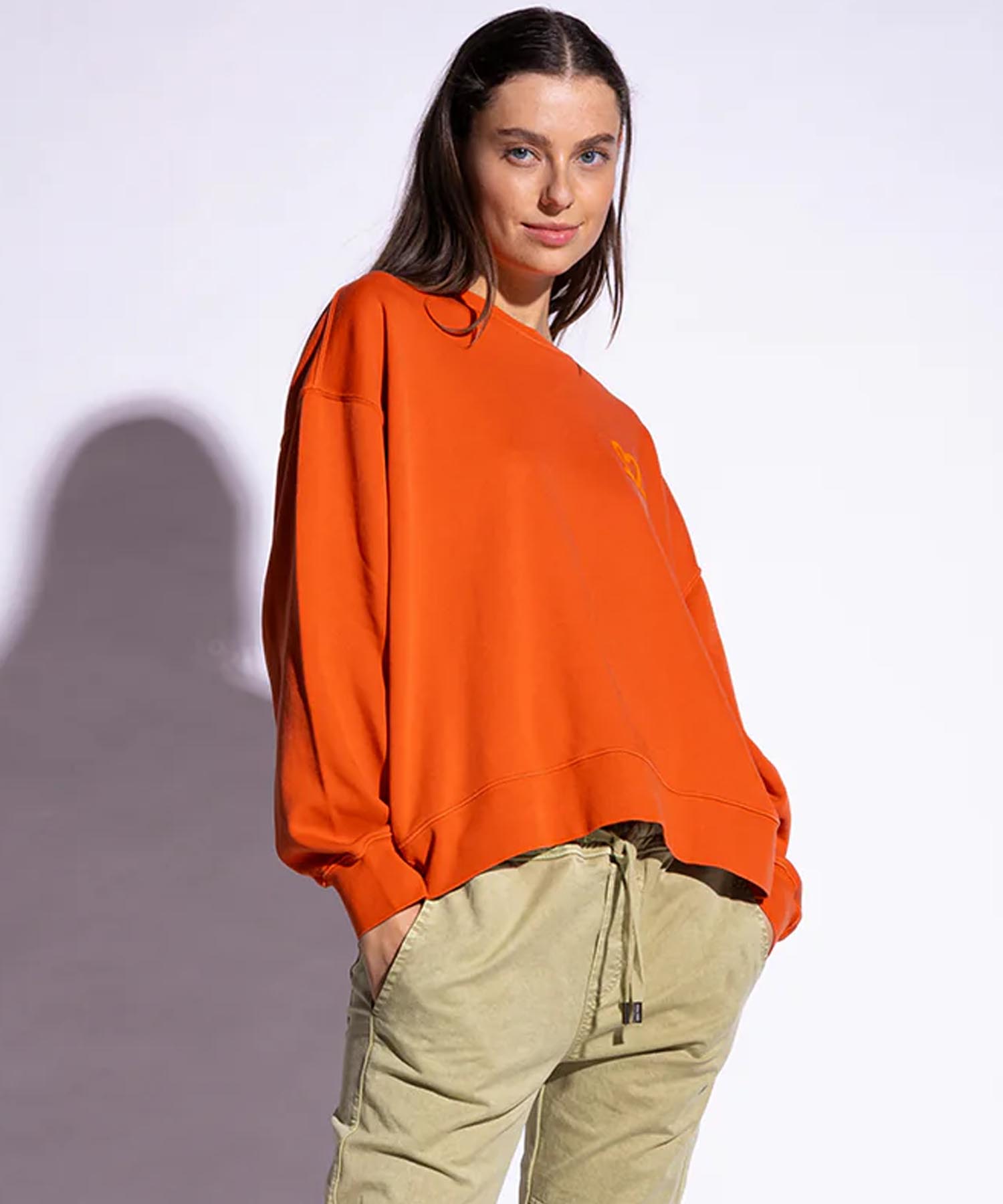 You Too Sweatshirt Tessa aus Baumwolle in orange You Too Sweatshirt Tessa aus Baumwolle in orange