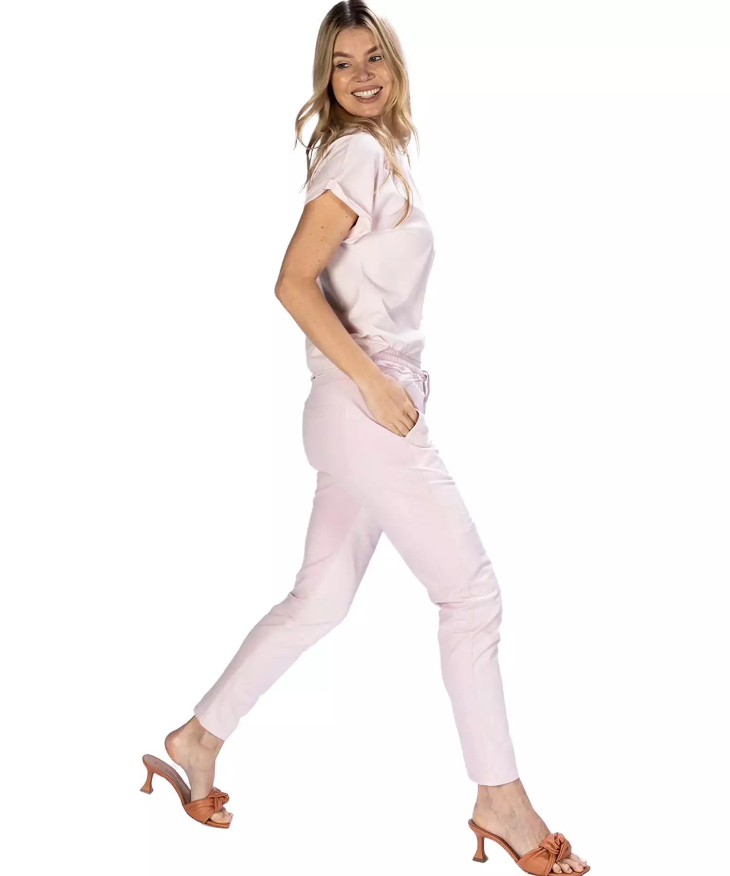 Hose You Two im Materialmix im Washed Out Look