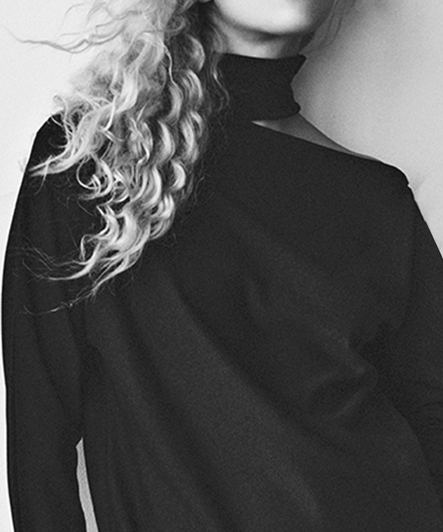 Penn and Ink Kleid aus Jersey in schwarz