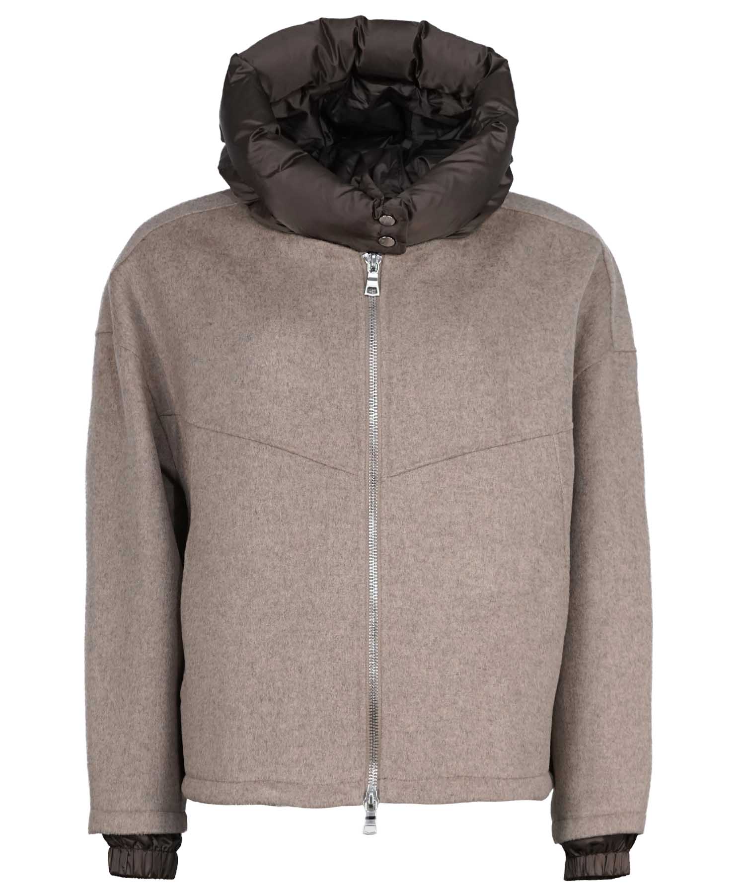 Blonde No. 8 Jacke Jerry aus Wolle mit abnehmbarer Kapuze Blonde No. 8 Jacke Jerry aus Wolle mit abnehmbarer Kapuze