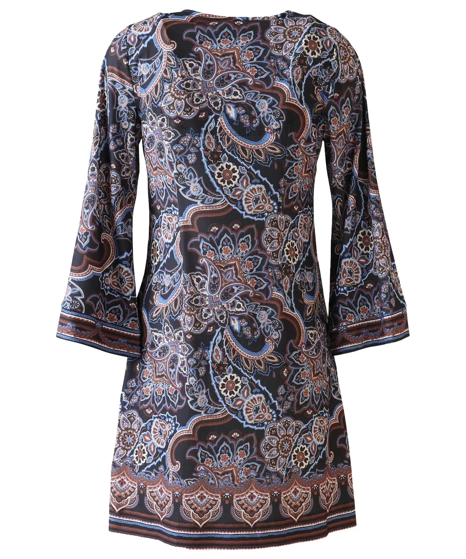 Hale Bob - Kleid Laylah  | Blumendruck auf schwarzem Fond