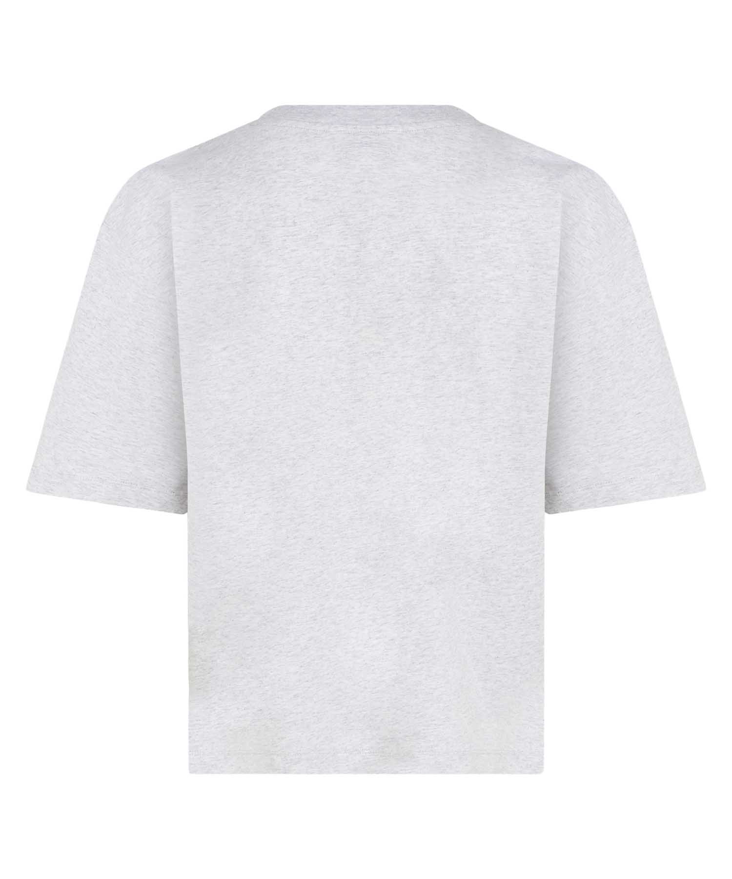 PENN&INK N.Y Damen Shirt Graumelange mit Logo-Print