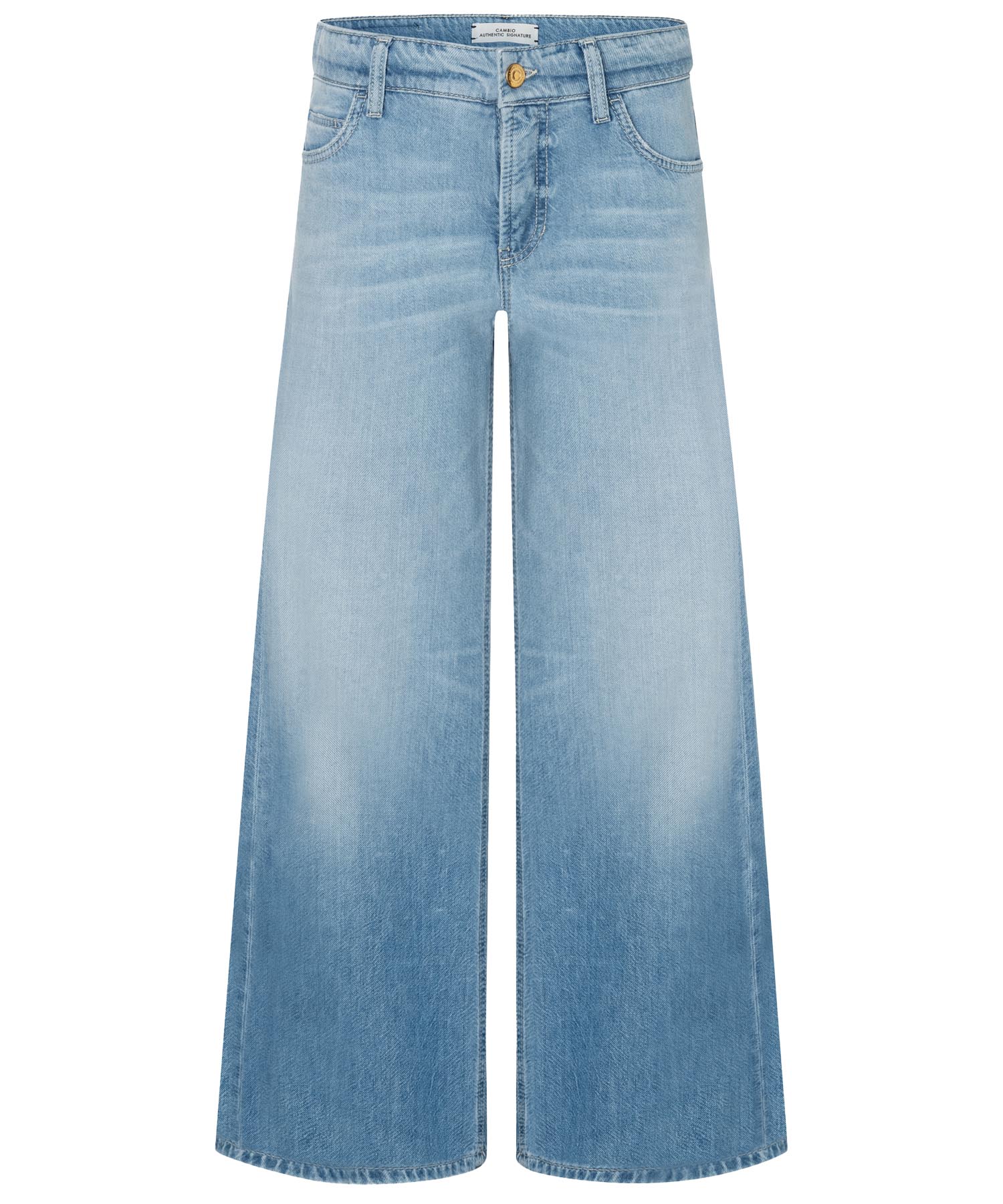 Cambio Jeans Palazzo | weite Jeans in heller Waschung