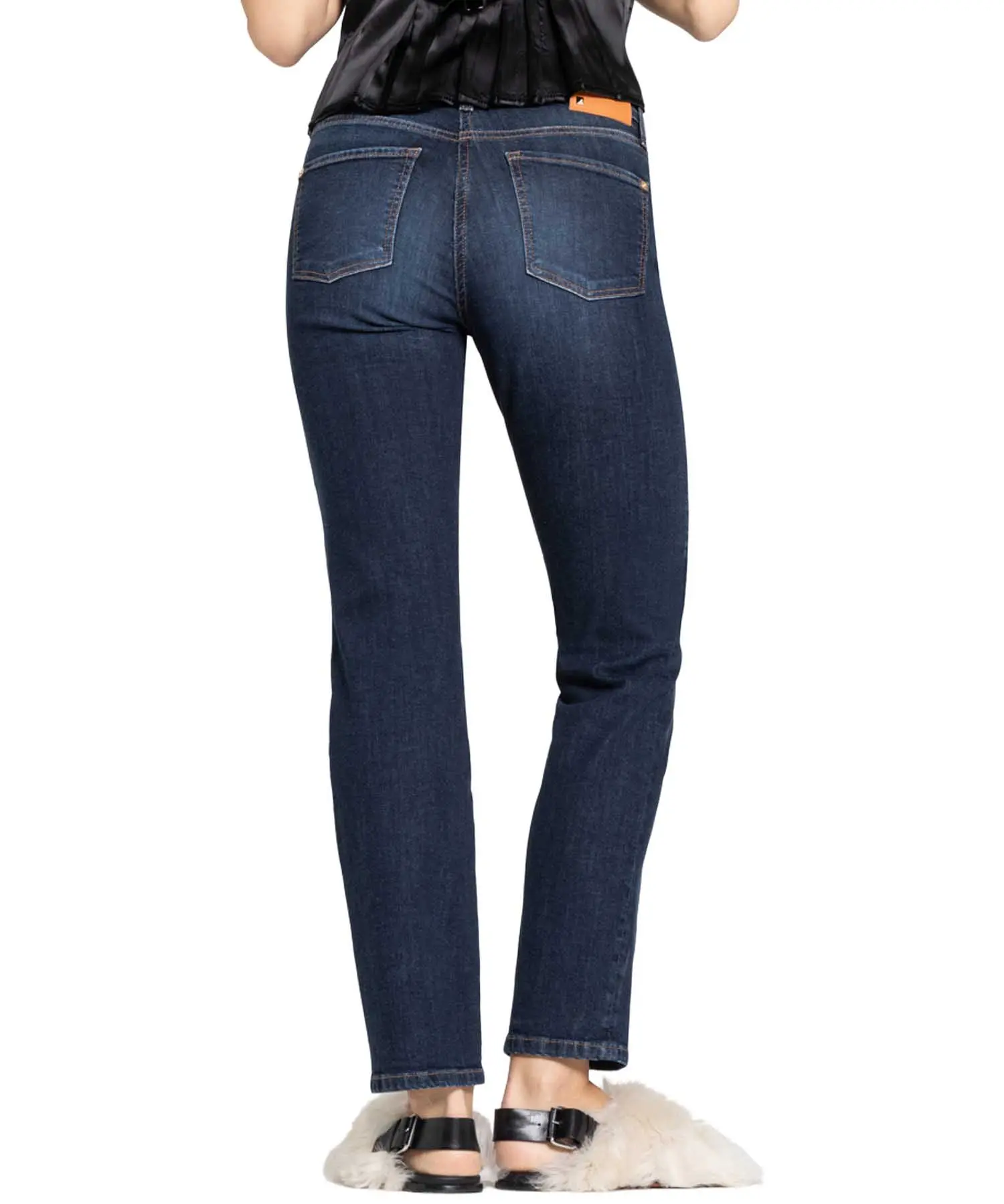 Cambio Jeans Piper Long  | Dark Used Wash