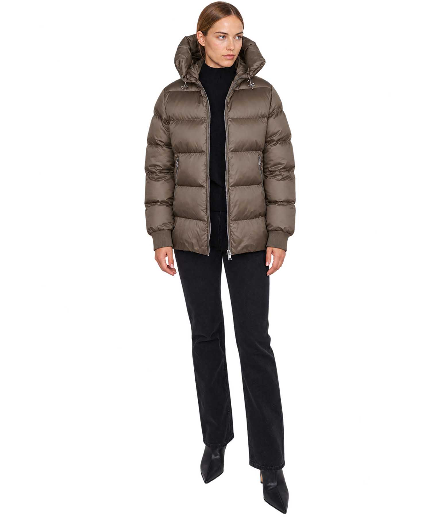 No.1 Como Steppjacke Carrara in Schwarz | Modehaus Wörmann