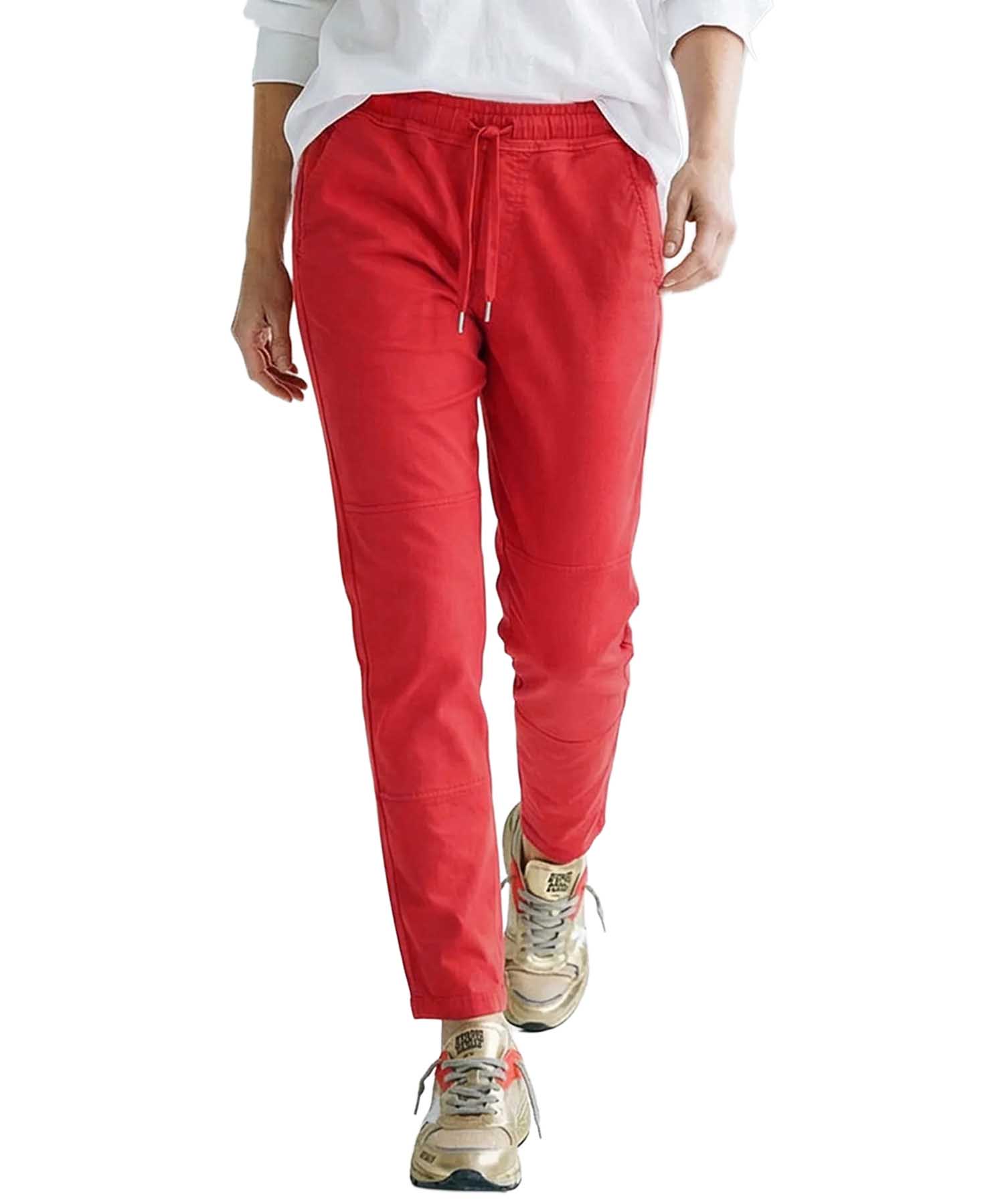 YOU TWO Pant Nobile Washed in Salsa Red | Modehaus Wörmann