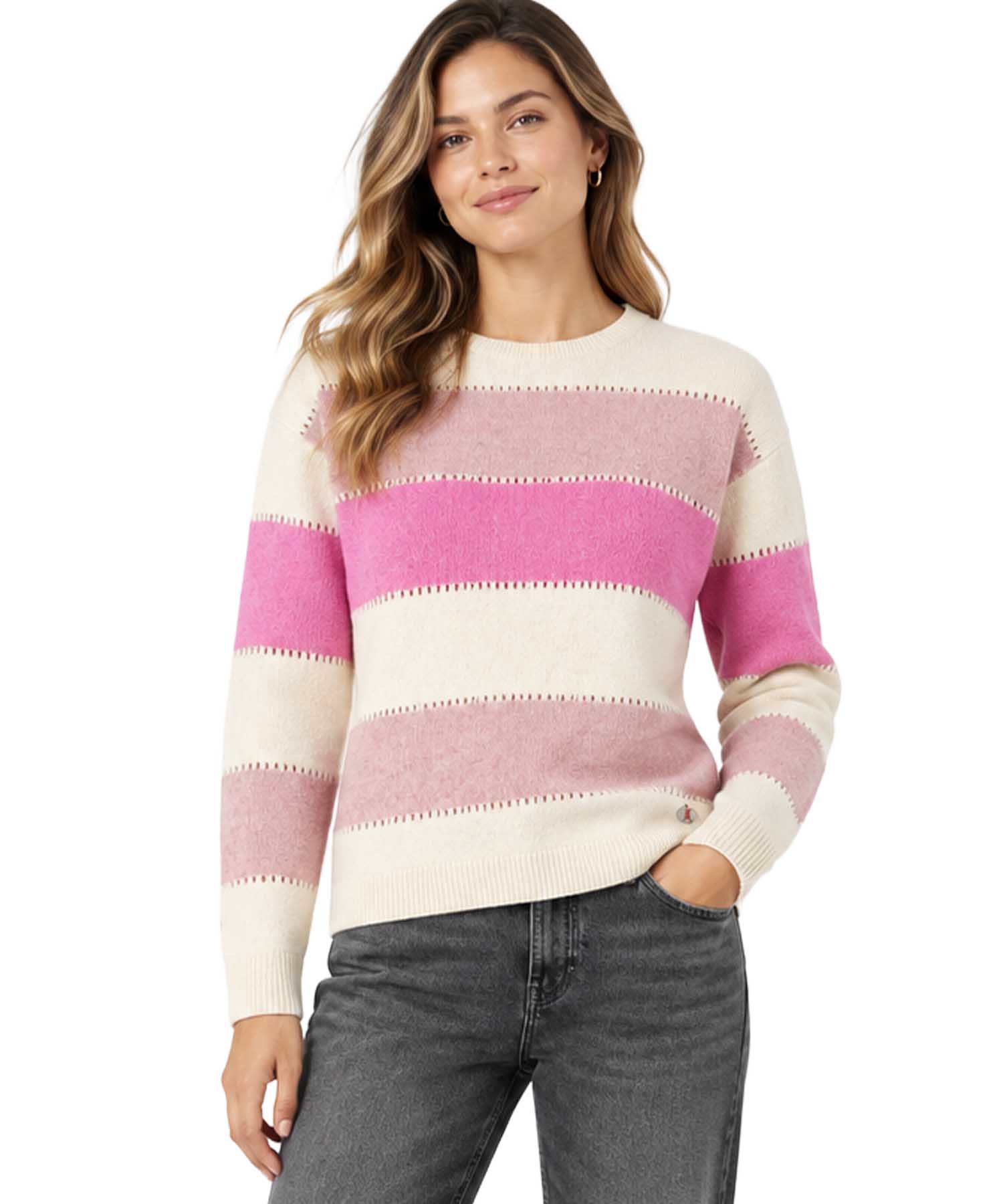 Frieda & Freddies Strickpullover Rose Garden mit Alpaka | Modehaus Wörmann