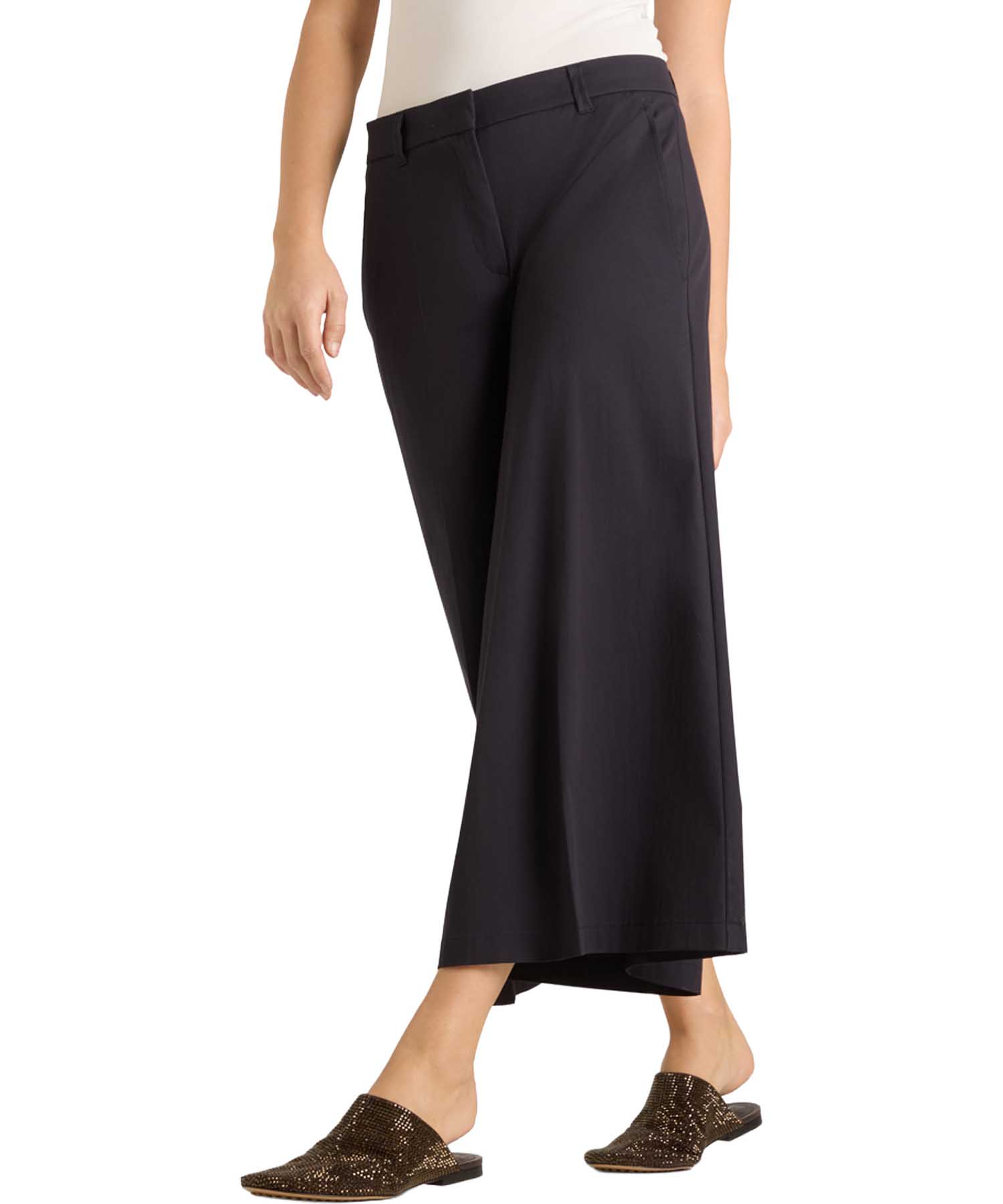 CAMBIO Culotte Charlotte ink sapphire aus Baumwollmischung