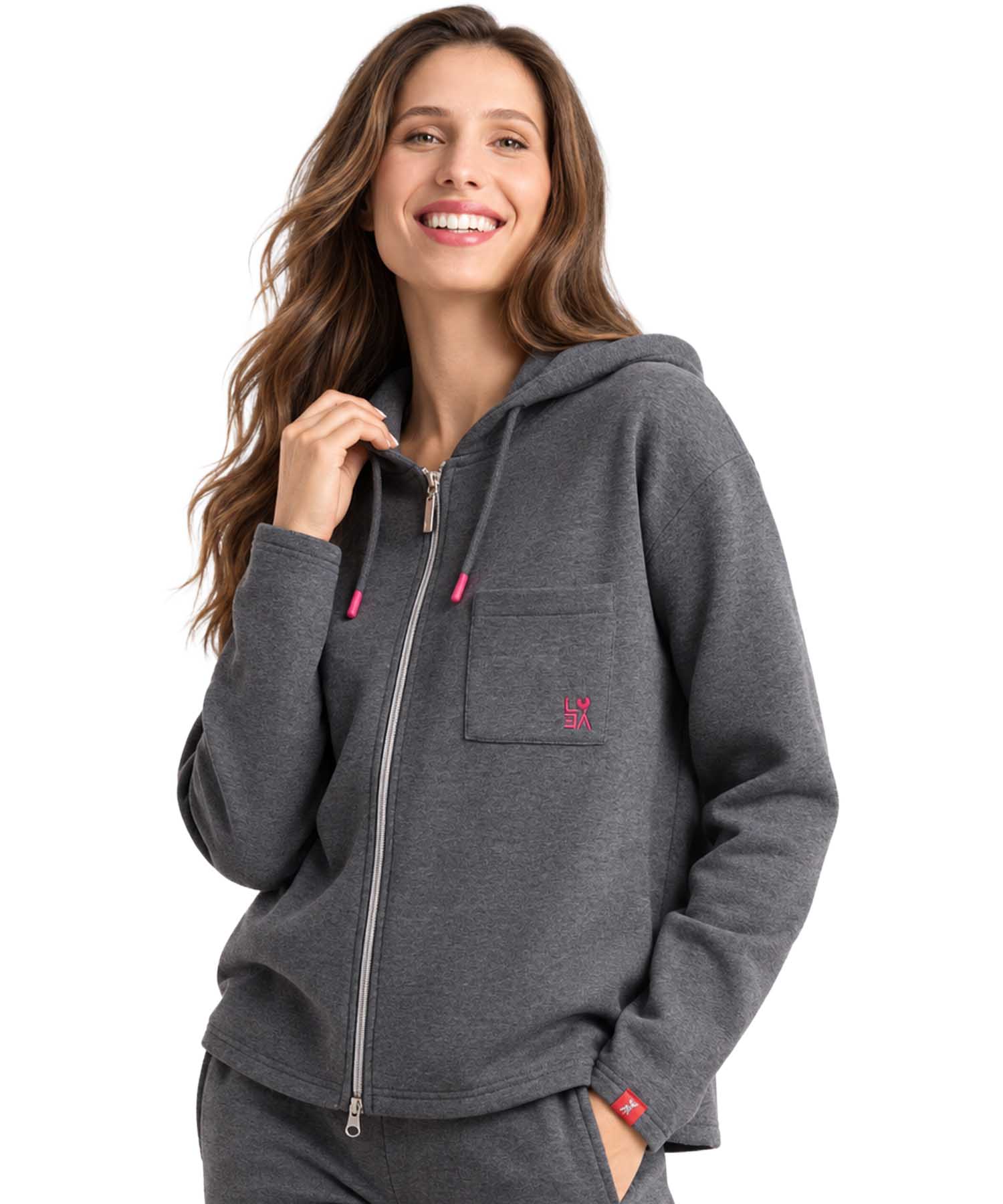 Frieda & Freddies Sweatjacke in Iron | Modehaus Wörmann