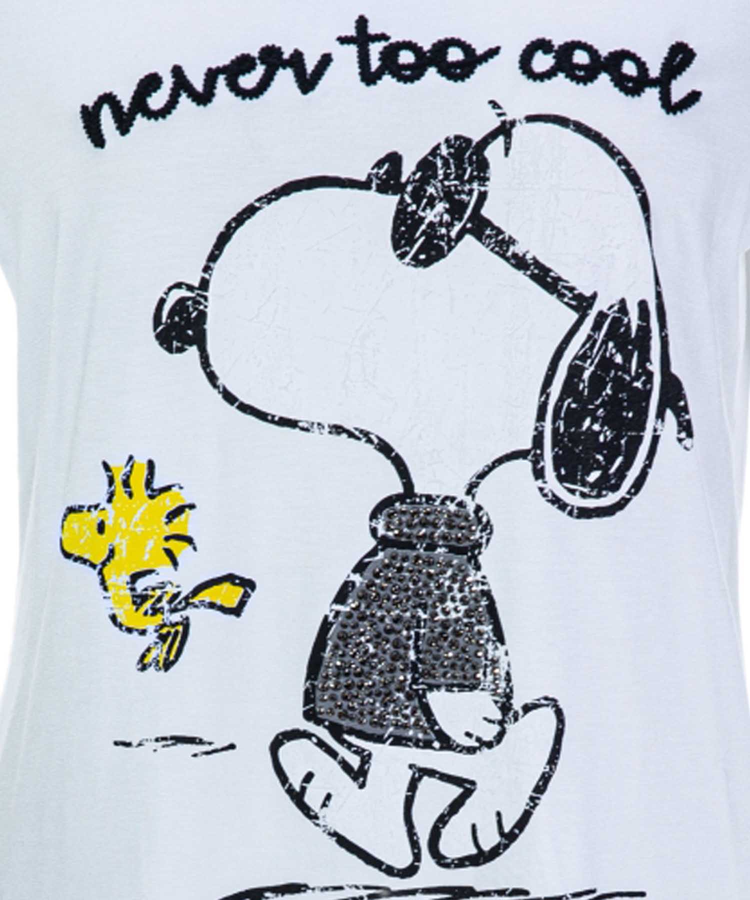 Princess goes Hollywood Shirt Snoopy never too cool aus Viskose