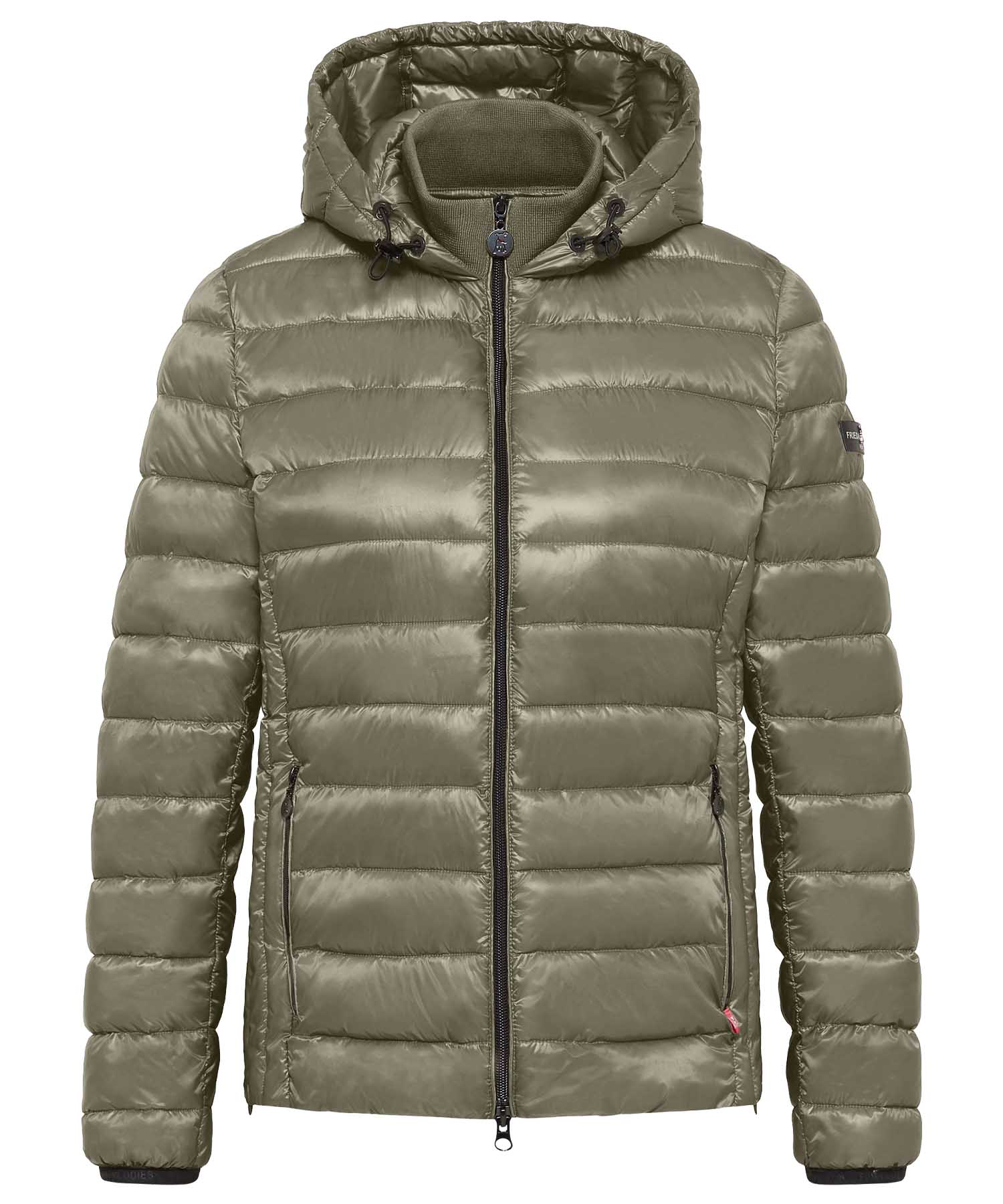 Frieda & Freddies Steppjacke mit Kapuze in Sage | Modehaus Wörmann
