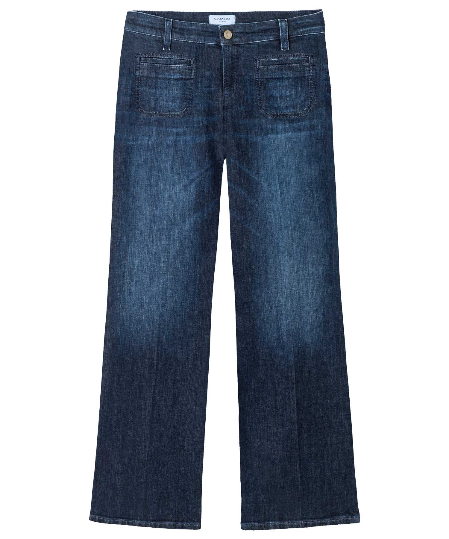 Cambio Jeans TESS Wide Fit in Pure Flow Blue | Modehaus Wörmann