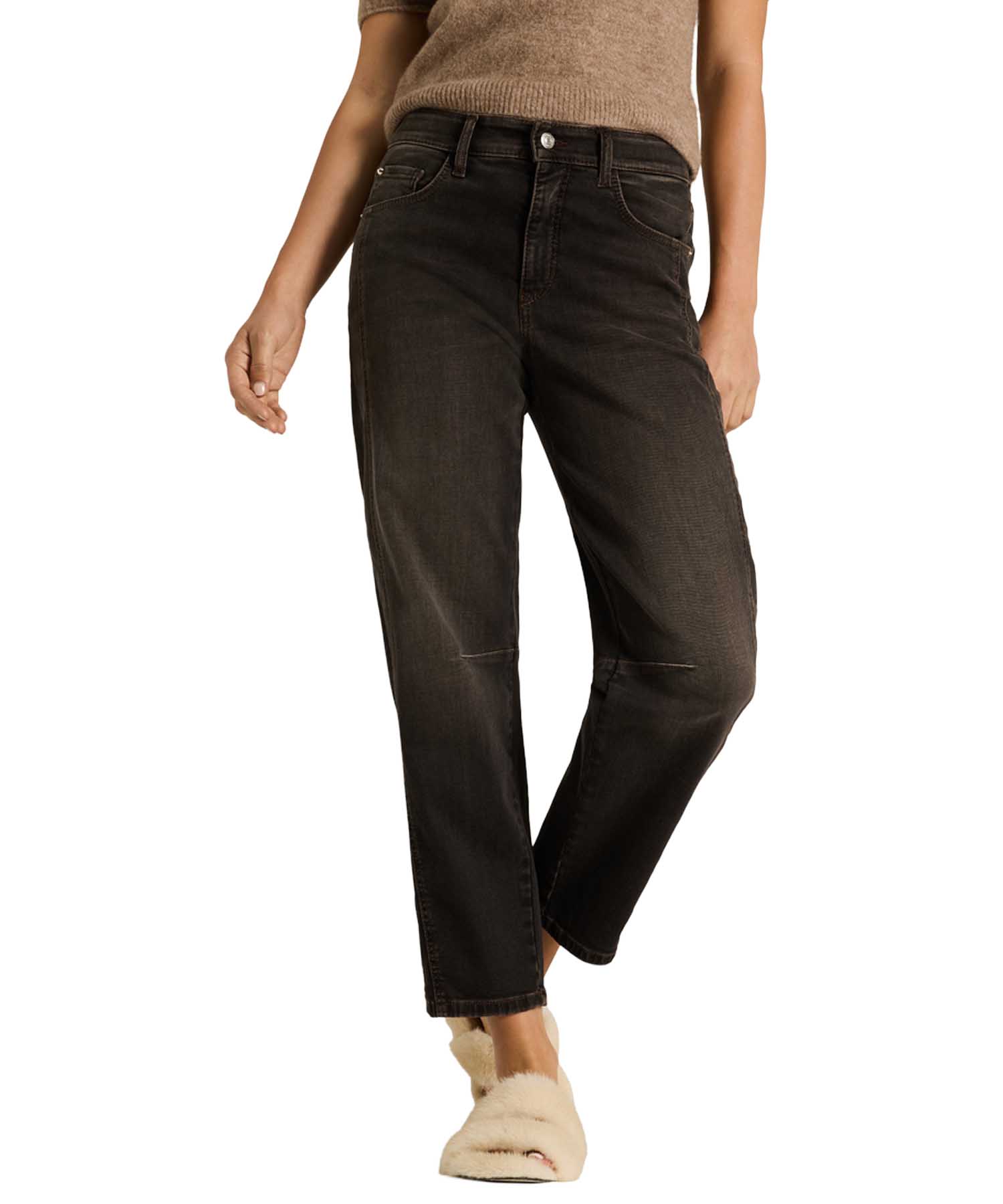Cambio Jeans ELLA O-Shape in Cozy Vintage Brown | Modehaus Wörmann
