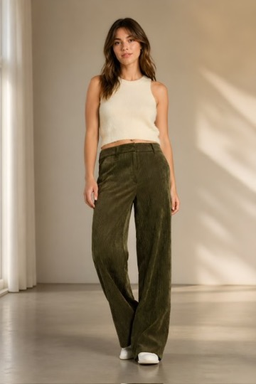 Cambio Cordhose Amelie Wide Fit Long | Modehaus Wörmann