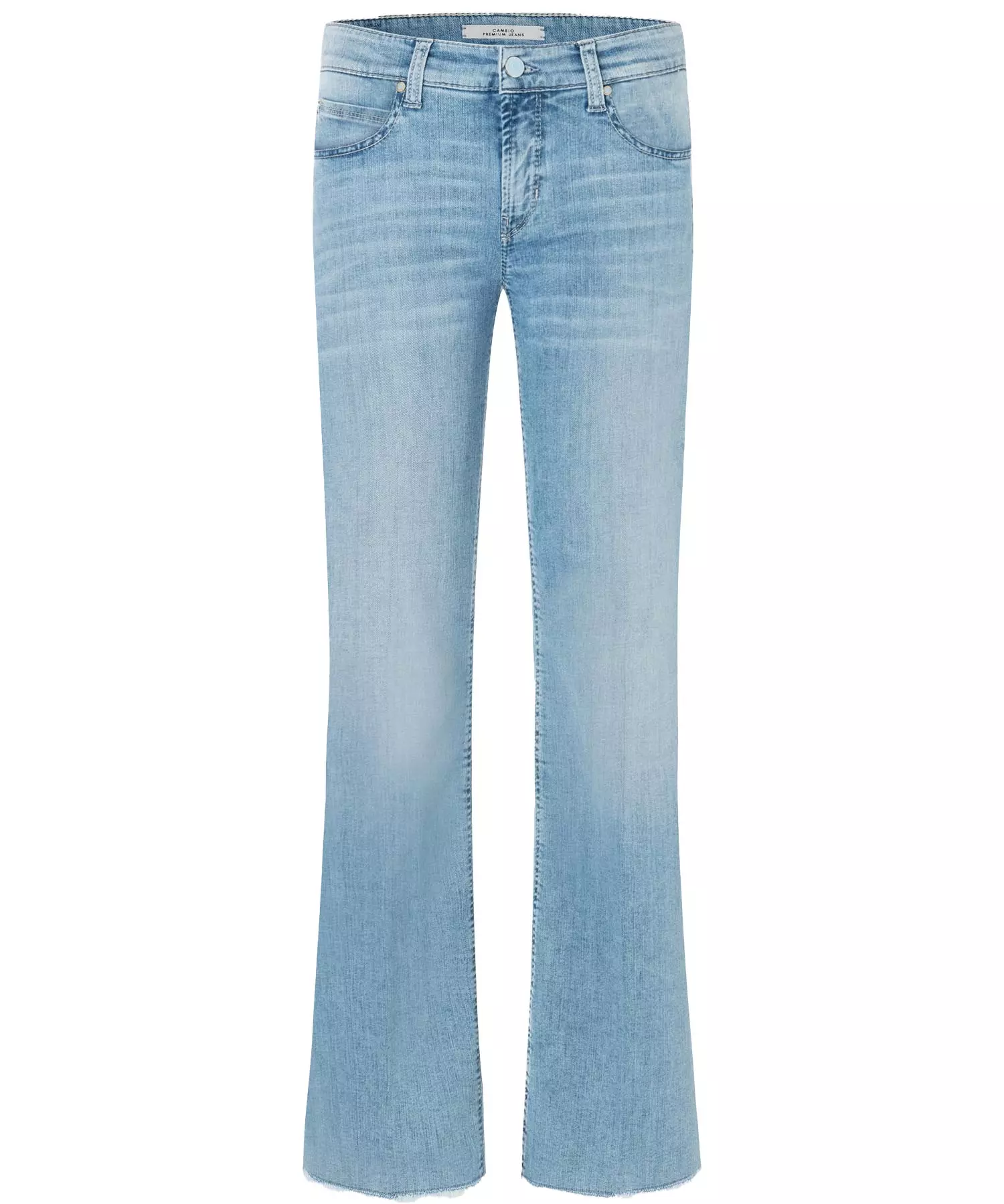 Cambio Jeans Paris |  ausgestellte Jeans für stilvolle Looks in heller Waschung