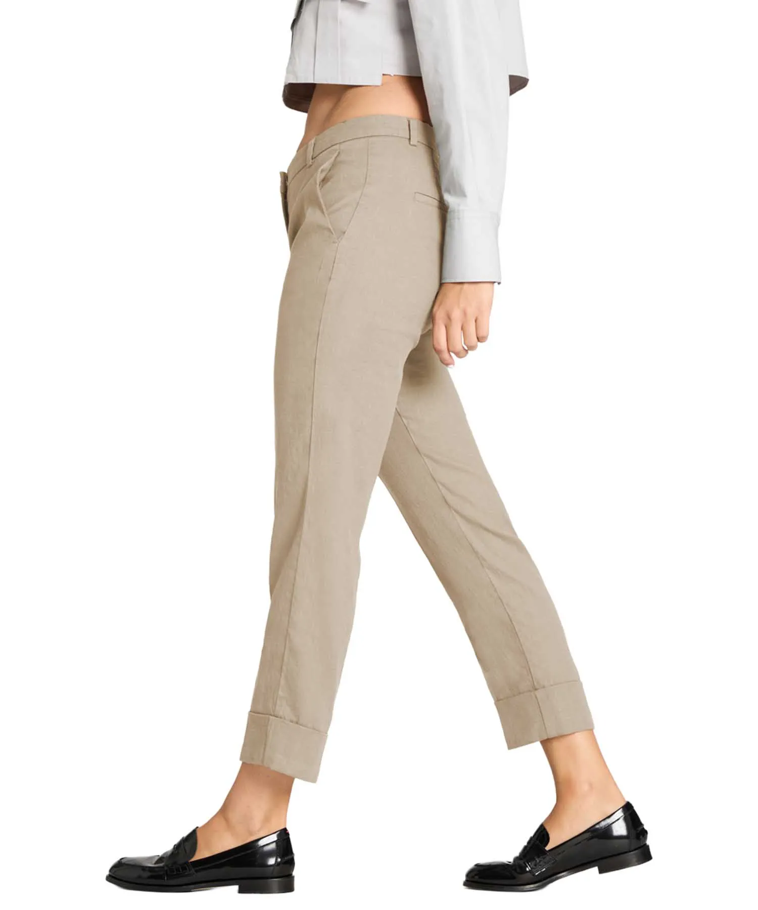 Cambio Hose Krystal – im sommerlichem Leinen-Charakter