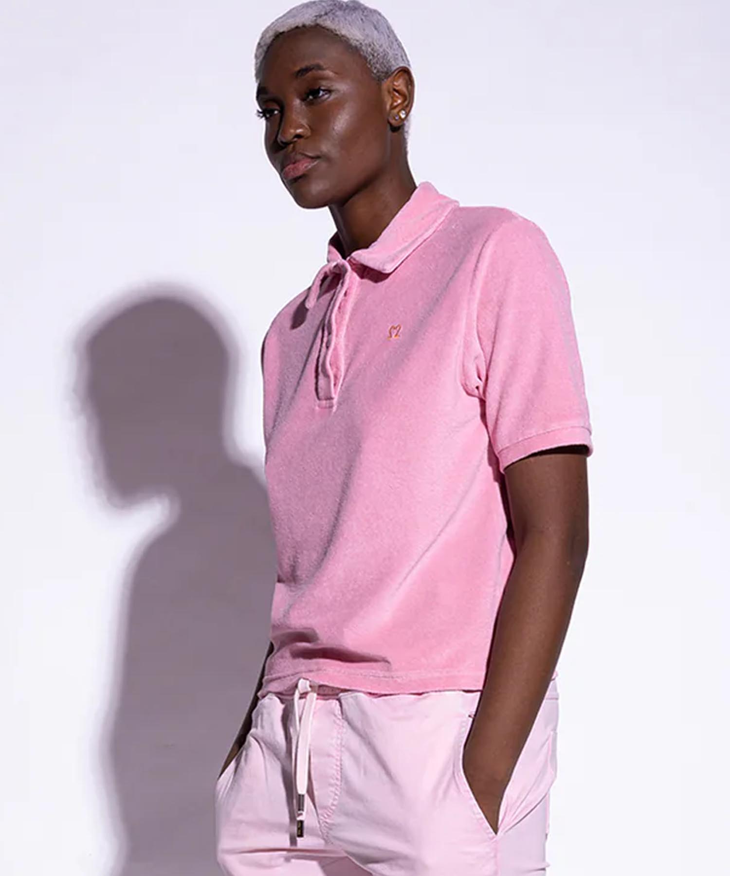 You Too Poloshirt aus Frottier – Sportiv mit Retro-Charme